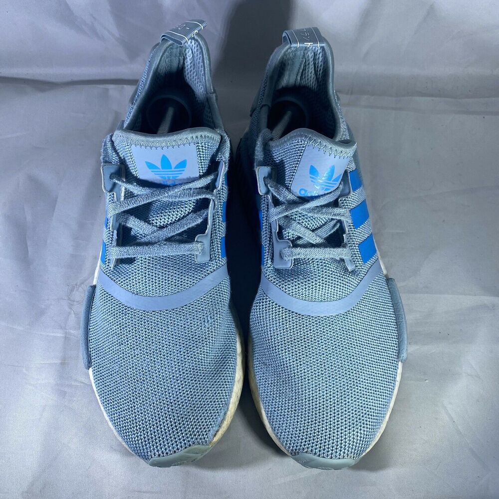 adidas Nmd_R1 Sneakers Shoes Grey Shock Cyan - Picture 3 of 10